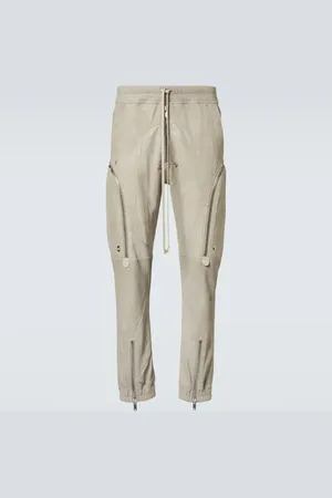 Rick Owens Pantaloni cargo in pelle