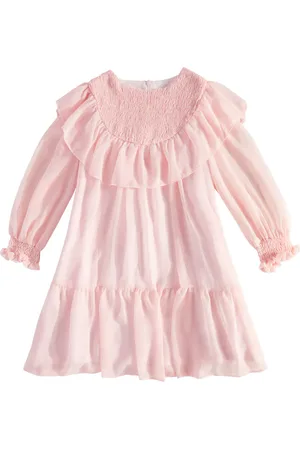 PATACHOU Abito in chiffon con balze