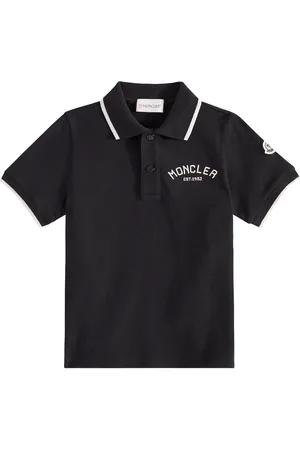 Moncler Polo in piqué di cotone con logo