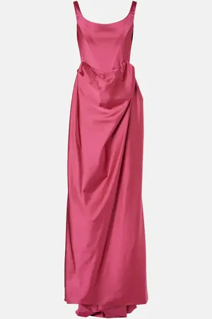 Vivienne Westwood Abito lungo in crêpe