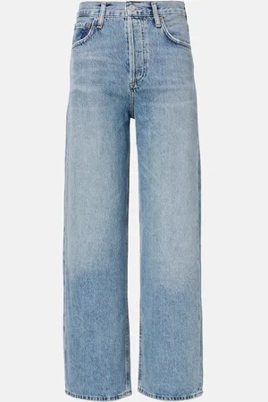 AGOLDE Jeans a gamba larga Ren a vita alta