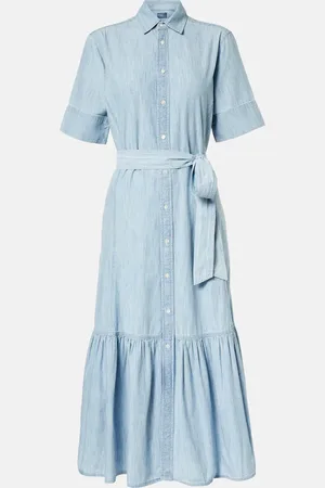 Ralph Lauren Abito chemisier in chambray di cotone