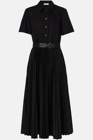 Tory Burch Abito midi in popeline di cotone