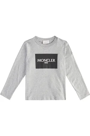 Moncler Top in jersey di cotone con logo