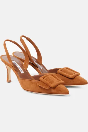 Manolo Blahnik Pumps slingback Maysli 70 in suede