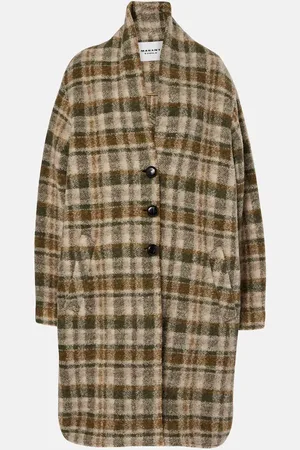 Marant Etoile Soprabito Gabriel in misto lana a quadri