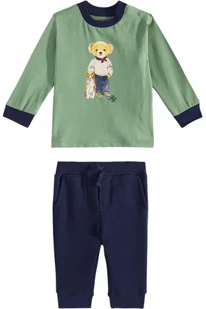Ralph Lauren Baby - Felpa e pantaloni Polo Bear