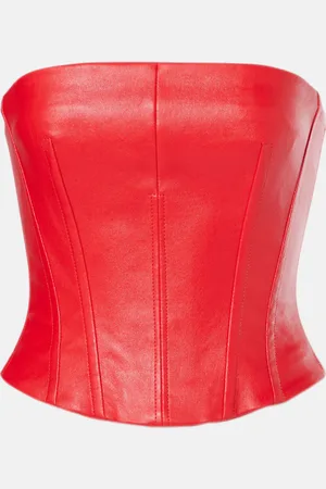 Stouls Top Rosalia in pelle