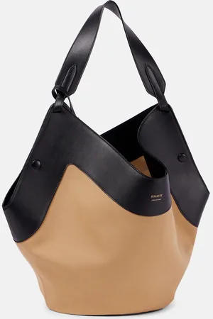 Khaite Borsa Lotus Medium in canvas e pelle