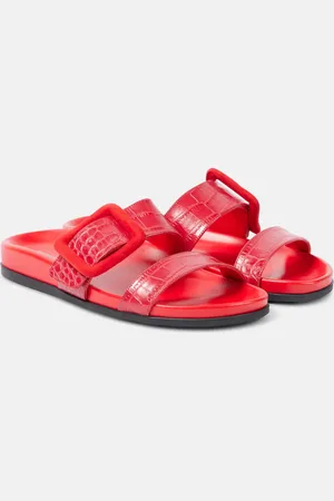 Manolo Blahnik Sandali Mayfu in pelle stampata