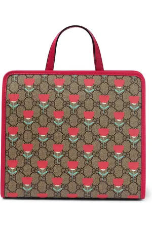 Gucci Borsa in canvas GG con stampa