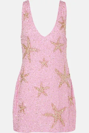 RIXO London Abito corto Christabel con paillettes
