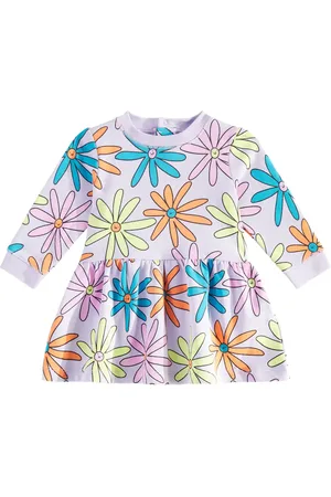 Stella McCartney Baby - Abito in cotone con stampa