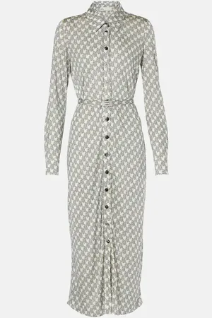 Tory Burch Abito chemisier con stampa