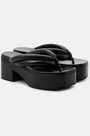 DRIES VAN NOTEN Sandali in pelle con plateau