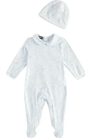 VERSACE Baby - Tutina e berretto in misto cotone