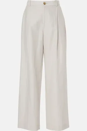 Vince Pantaloni a gamba larga in misto cotone