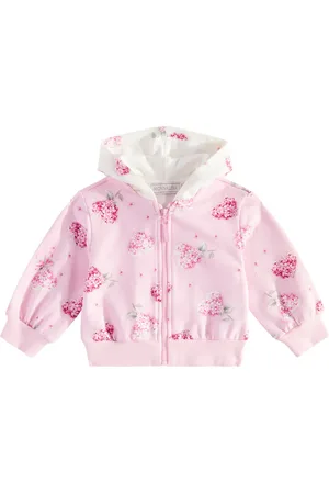 MONNALISA Baby - Felpa in jersey con cappuccio