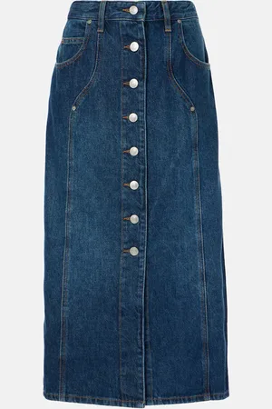 Marant Etoile Gonna midi di jeans Vandy