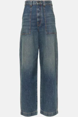 Khaite Jeans regular Hewitt a vita alta