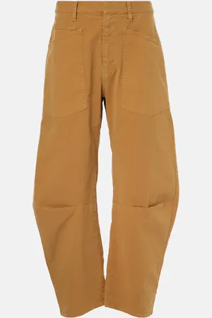 NILI LOTAN Pantaloni cargo Shon in twill di cotone