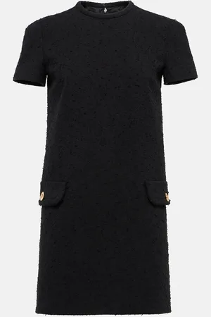 VERSACE Abito in tweed di misto cotone