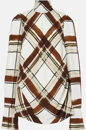 DRIES VAN NOTEN Top a quadri