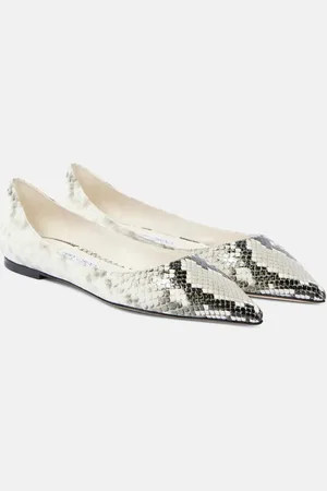 Jimmy Choo Ballerine Love in pelle stampata