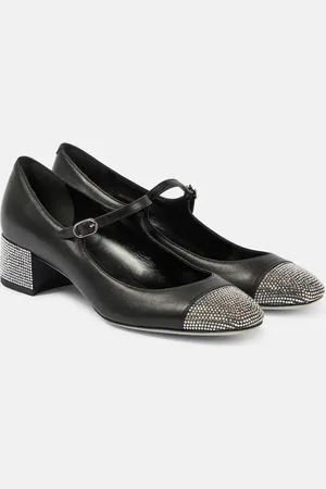 RENE CAOVILLA Pumps Mary Jane Kristen in pelle
