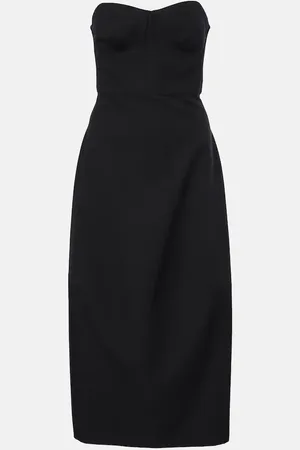 Fforme Abito midi Jett in cotone e lana