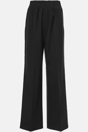 Fforme Pantaloni a gamba larga Maud in cotone e lino