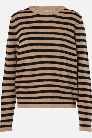 Jardin des Orangers Pullover in lana e cashmere a righe