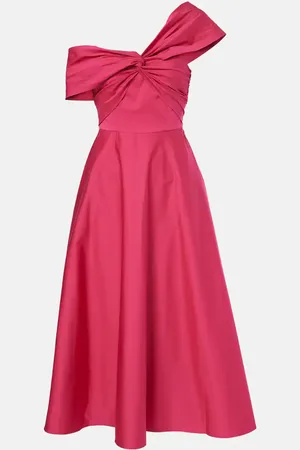 Roland Mouret Abito midi in misto cotone