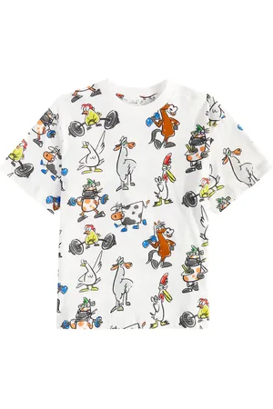 Stella McCartney T-shirt Doodle in jersey di cotone