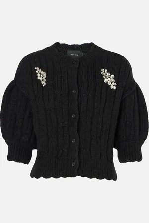 Simone Rocha Cardigan in misto lana a trecce
