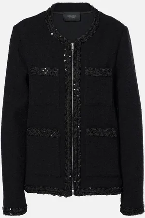 Giambattista Valli Giacca in misto lana con paillettes
