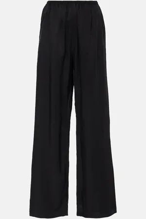 Proenza Schouler White Label - Pantaloni Anders a gamba larga e vita alta