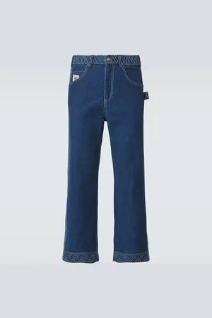 BODE Jeans a gamba larga Knolly Brook con ricamo