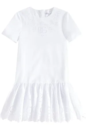 Dolce & Gabbana Abito in cotone con logo