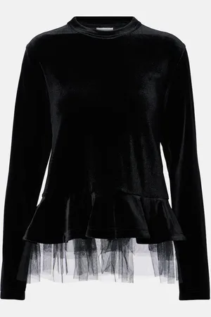 NOIR KEI NINOMIYA Top a pieghe