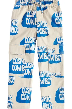 Stella McCartney Pantaloni in cotone con stampa