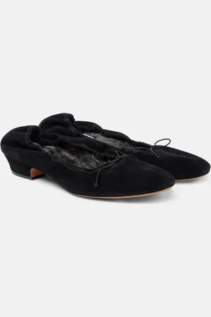 The Row Ballerine Awar in suede
