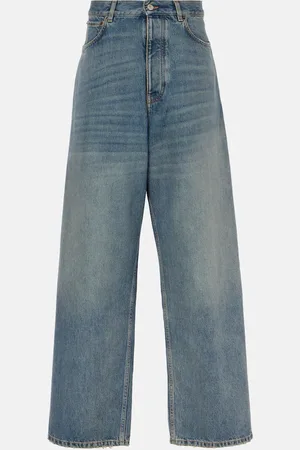 Balenciaga Jeans a gamba larga e vita media