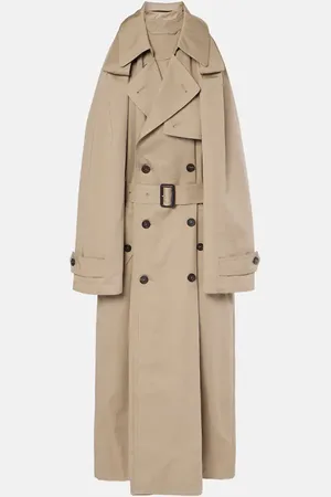 Balenciaga Abito midi Suspended Trench in twill