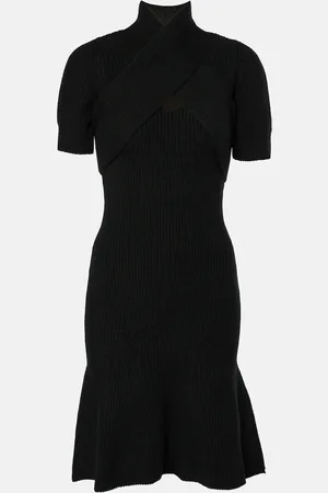 Patou Abito corto in lana e cashmere