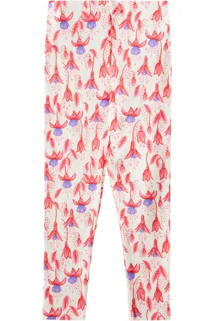 Mini Rodini Leggings Fuchsia in misto cotone