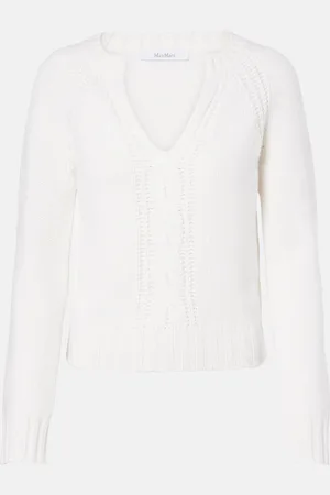 Max Mara Pullover Cancan in cashmere a trecce