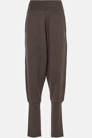 LEMAIRE Pantaloni sportivi in lana e cotone