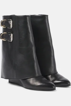 Givenchy Stivaletti Shark Lock Buckles in pelle