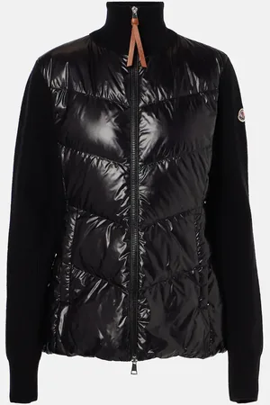 Moncler Cardigan imbottito in lana